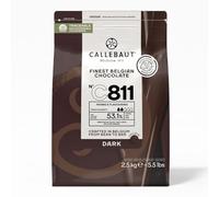 Callebaut Dark C811 - Chocolate Callets (53.1% Cocoa) - 2.5kg