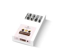Callebaut Dark Chocolate Snobinettes - 90 pcs (23 mm × 26 mm) 430g - Premium Dark Chocolate Cups for Pralines, Mousse, Ganache & Dessert Shells - Sold by Parkers Foodservice