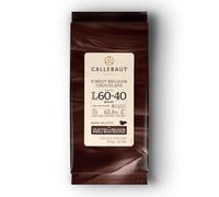 Callebaut Extra Thick Dark L-60-40 - Chocolate Callets (60.6% Cocoa) - 10kg