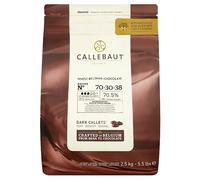 Callebaut Finest Belgian Chocolate 70% Extra Bitter Callets 2.5kg | Case of 8