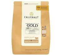 Callebaut Finest Belgian Chocolate Gold Caramel Callets 2.5kg | Case of 1