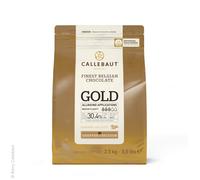 Callebaut Gold 30.4% - Finest Belgian Caramel Chocolate Chips (callets) 2.5kg