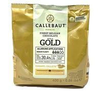 Callebaut | Gold | 30.4% Finest Belgian Caramel Chocolate Couverture (Callets) | 400g