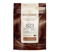 Callebaut Milk Chocolate Callets, 823-1 kg - 33.6% Cocoa, Finest Belgian Chocolate Buttons