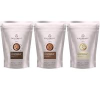 Callebaut Milk, White & Dark Chocolate Crispearls Bundle - 3 × 800 g Bags - Crispy Chocolate Pearls for Desserts, Pastries, Ice Cream & Baking - Sold by Parkers Foodservice