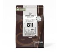 Callebaut N° 811 - Finest Belgian 54.5% Dark Chocolate Callets - 2.5kg