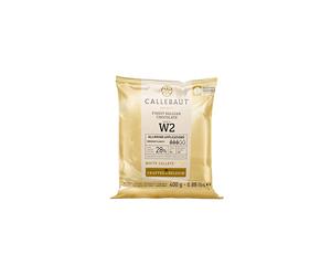 Callebaut N? W2 Finest 28% Belgian White Chocolate Couverture (Callets), 400 g