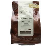 Callebaut Powerful 80 Percent Dark Chocolate Callets 2.5 kg