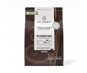 Callebaut Powerful 80 Percent Dark Chocolate Callets 2.5kg