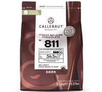 2.5kg Callebaut 70/30/38 Finest Belgian Bitter Dark Chocolate Callets 70%