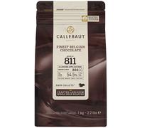 Callebaut Recipe 811 - Dark Chocolate (54.5 percent) Buttons 1kg