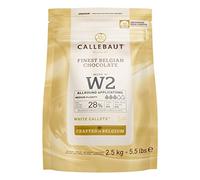 Callebaut W2 Finest Belgian White Chocolate Callets 28.0% Cocoa 2.5kg