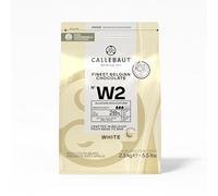 Callebaut - W2 White - 28% Callets - 2.5kg (Sold by Parkers Foodservice) (1 Pack)