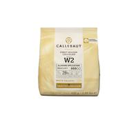 Callebaut W2 White Chocolate Callets, 400 g