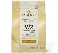Callebaut White Chocolate 'W2' Callets - 8x2.5kg