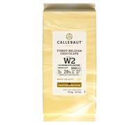 Callebauts W2 Belgian White Coverture Chocolate 10 KG Callets Melting Chocolate For Fountain (White 1x10kg)