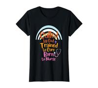 Called by God Nurse RN Faith Filled Value Graphic T-Shirt, Women, Black, XL