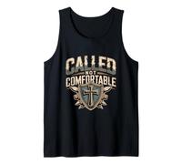 Called Not Comfortable Christian Faith Tank Top