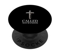 Called Not Random christian calling cross message PopSockets Adhesive PopGrip