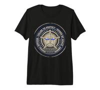 Called to Protect Guided By Grace Officer Premium T-Shirt