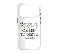 Called to Serve God Jesus Christian Bible Verse Mark 10:45 Case for iPhone 17 Pro