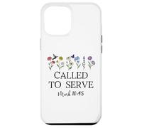 Called to Serve God Quote Christian Bible Verse Mark 10:45 Case for iPhone 12 Pro Max