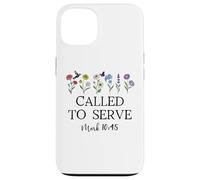 Called to Serve God Quote Christian Bible Verse Mark 10:45 Case for iPhone 13