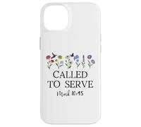 Called to Serve God Quote Christian Bible Verse Mark 10:45 Case for iPhone 14 Plus