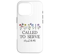 Called to Serve God Quote Christian Bible Verse Mark 10:45 Case for iPhone 16 Pro