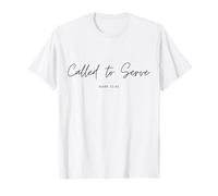 Called To Serve Trendy Christian Mark 10:45 Christian T-Shirt