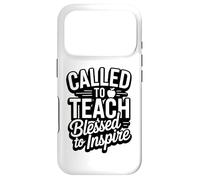 Called To Teach Blessed To Inspire Christian Teacher Case for iPhone 17 Pro