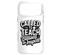 Called To Teach Blessed To Inspire Christian Teacher Case for iPhone 17 Pro Max