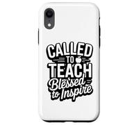 Called To Teach Blessed To Inspire Christian Teacher Case for iPhone XR