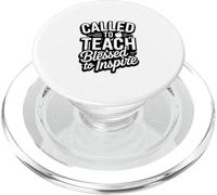 Called To Teach Blessed To Inspire Christian Teacher PopSockets PopGrip for MagSafe