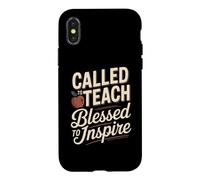 Called To Teach Blessed To Inspire Teacher Case for iPhone X/XS
