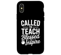 Called To Teach Blessed To Inspire Teacher Life Case for iPhone X/XS