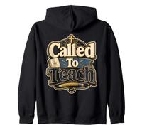 Called To Teach Christian Educator Design Zip Hoodie