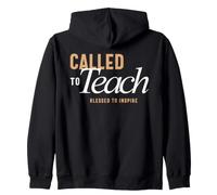 Called to Teach - Christian Quote Zip Hoodie