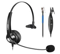 Callez RJ9 Cisco Phone Headset for Office Phone with Noise Cancelling Microphone & Mute Switch, Telephone Headset Compatible with Cisco IP Phones 7821 7841 7945 7962 7965 7975 8811 8841 8851 8865