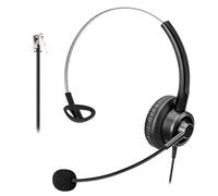 Callez RJ9 Polycom Phone Headset with Noise Cancelling Microphone, Office Telephone Headset Compatible with Polycom VVX250 VVX310 VVX311 VVX350 VVX401 VVX410 VVX411 VVX450 VVX500 Landline Phones