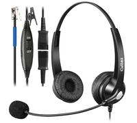 Callez RJ9 Telephone Headset with Microphone for Cisco Office Desk Phones