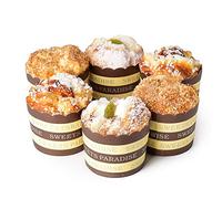 Callicarpa 6PCS Fake Cupcake Artificial Cream Cake, Fake Simulation Realistic Food Cupcake Bread Muffins Bakeries Dessert for Decoration Display Props Real Model (1)