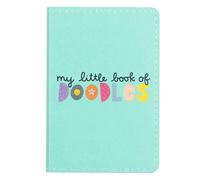 Callie Danielle Little Book of Doodles Journal Notebook, 3x4.5 Inches Journaling Notebooks, Vegan Leather Journal for Drawings, Dreams and Thoughts, Cute Pocket Notebook for Daily Writing