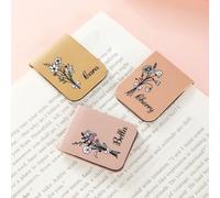 CALLIE Personalised Magnetic Bookmark with Name, Birth Flower Page Markers Book Marks Clip for Women Men, Christmas Birthday Readings Gift for Book Lovers Readers Bookworms (Birth Flower Bouquet)