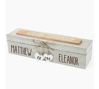 callie Personalized Wedding Certificate Holder, Wooden Marriage License Keepsake Box, Customized Gifts for Newlyweds Couples, Mr & Mrs