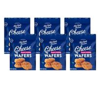 Callie’s Hot Little Biscuit Sharp Cheddar Cheese Wafers with Black Pepper, Southern Artisan Cocktail Snack, Crisp Savory Cheese Crackers for Charcuterie, Entertaining & Gifting, 4 oz (Pack of 6)