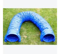 Callieway® Dog Agility Tunnel Professional Dog Tunnel Agility Device (Support Sandbags Already Included) (6 m, Blue)