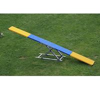 Callieway Tournament Agility See-Saw with rubber coating; Agi-Seesaw VARIO - very solid design for every dog breed