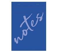 Calligraphe 15355C Un Lot de 5 Blocs Notes Agrafés en Tête Bleu (une Marque de Clairefontaine) - A5 14,8x21 cm - 100 Feuilles Petits Carreaux - Papier 60 g - Couverture Semi Enveloppante