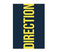 Calligraphe 17354C A Set of 5 Black Head Stapled Direction Pads (a Clairefontaine Brand) - A4 21x29.7 cm - 100 Small Square Sheets - 70 gsm Paper - Laminated Card Cover